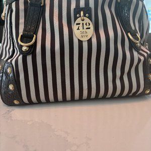 Henri Bendel Striped Handbag
